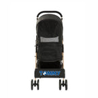 Tommy Pet Stroller for Dogs and Cats Black 15kg Capacity