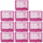 24-42" Pink Wire Dog Crate RED24-42