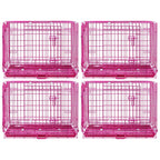 24-42" Pink Wire Dog Crate RED24-42