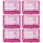 24-42" Pink Wire Dog Crate RED24-42